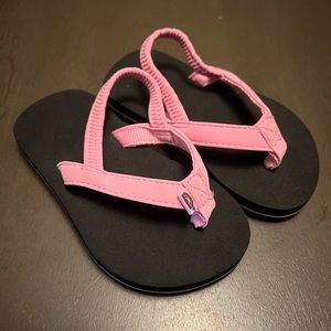 Rainbow toddler sandals